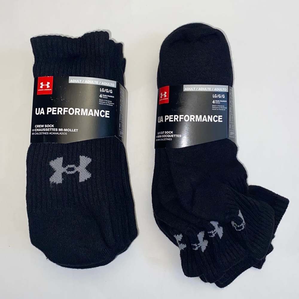 Under Armour performance cotton cushioned socks